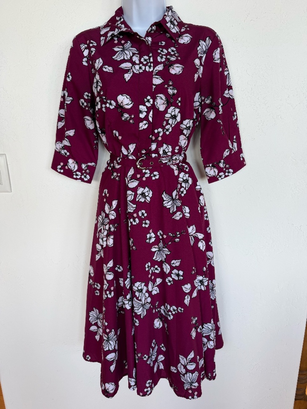 Eshakti Wayward Fancies Shirtdress Midi Dress